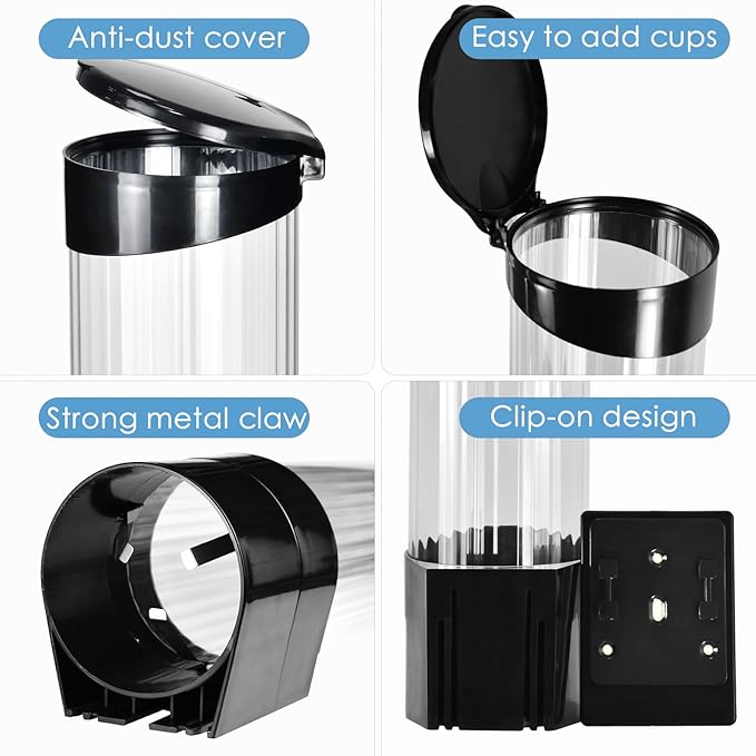 Cup Dispenser Holder for 7oz - 12oz Paper Plastic Cups - Image 3