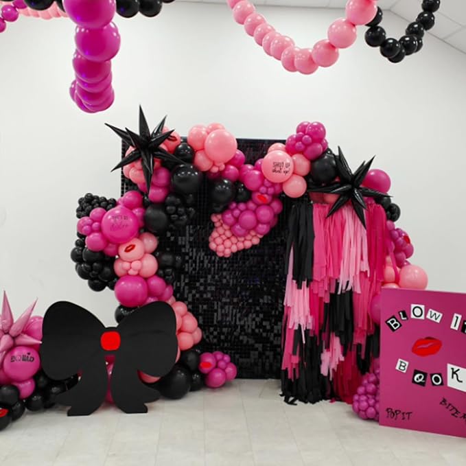 Awenztech 120pcs 5 inch Hot Pink Latex Balloons | Wedding, Engagement, Bridal - Image 3