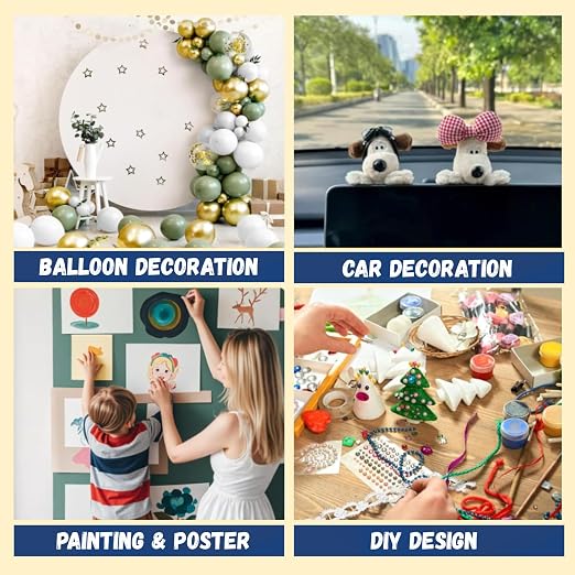 350pcs Double Sided Sticky Dots – Easy to Peel Sticky Dots, and DIY Projects - Image 4