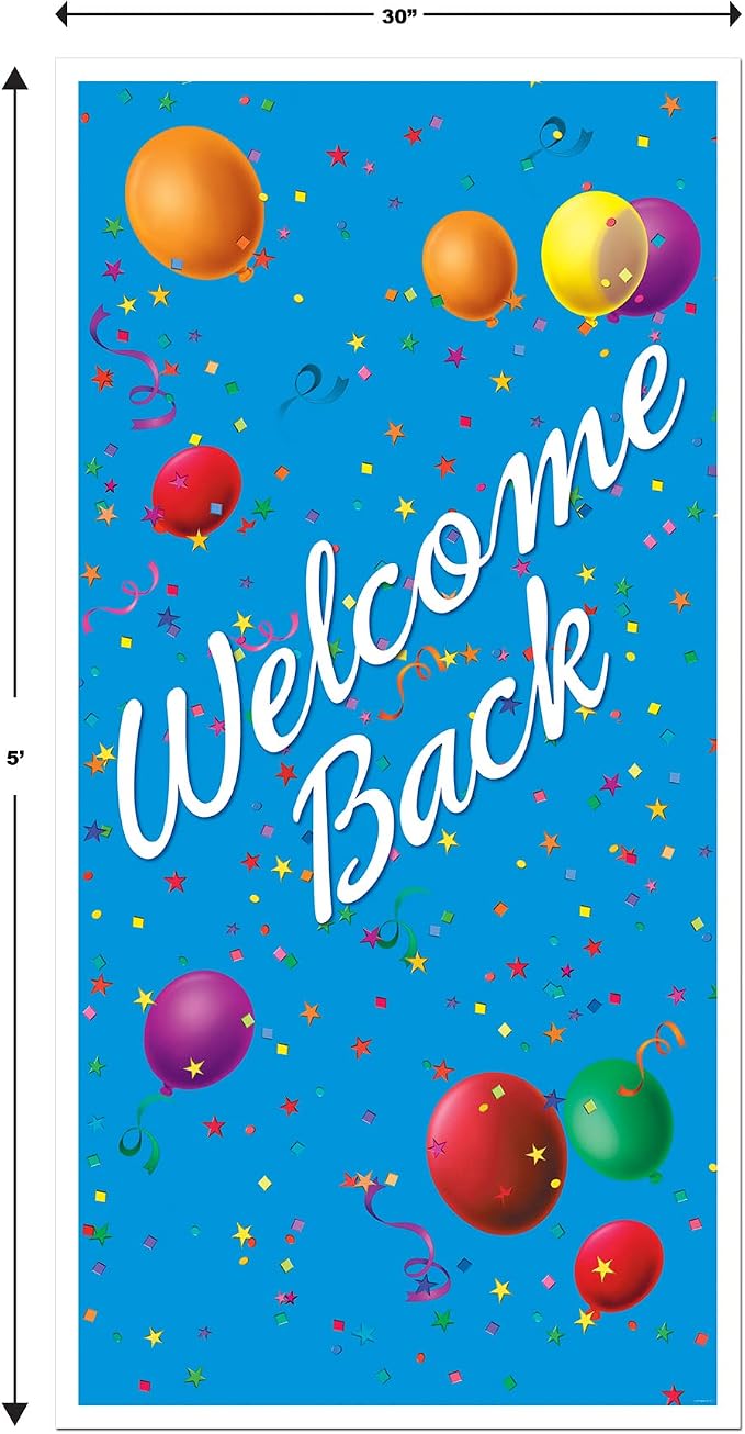Beistle Welcome Back Door Covers 2 Piece - Image 2