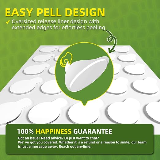 280 Pcs Double Sided Adhesive Dots, 0.79" Clear Removable Sticky Adhesive - Image 3