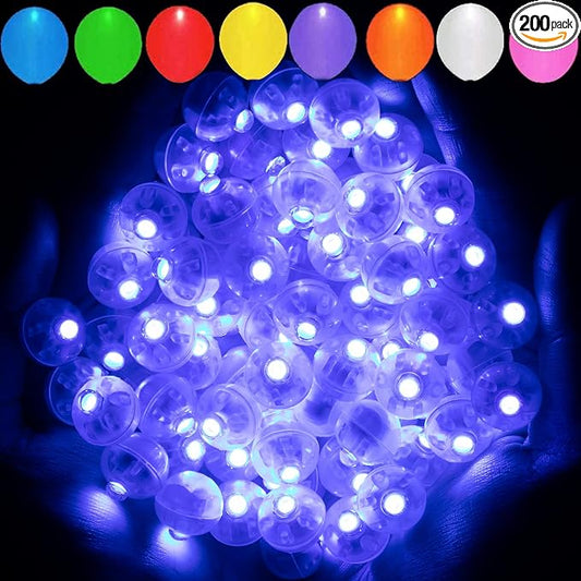 Aogist 200pcs Blue Balloon Light, Long Standby Time Waterproof Mini Ball Light by Aogist