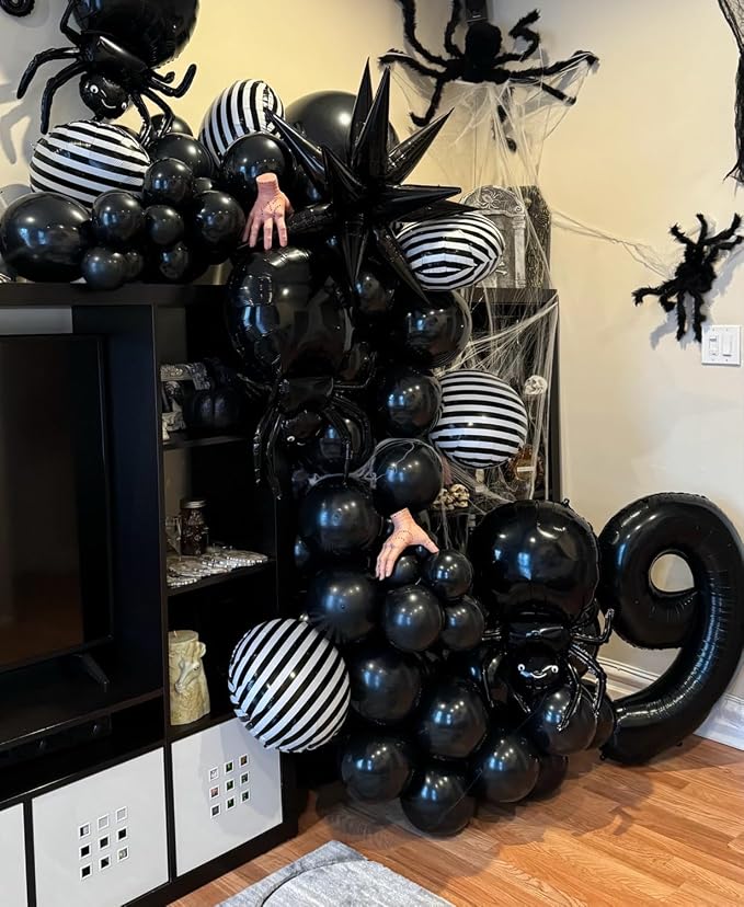 40 inch Number Balloon 0-9 Black Large Number 3 Balloons, Digital Balloons - Image 6