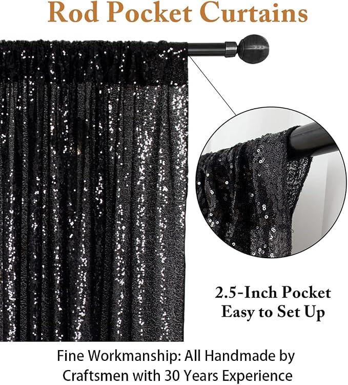 ShinyBeauty Sequin Drapes - Image 4