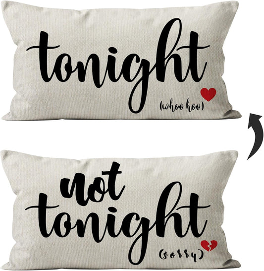 Mancheng-zi Bridal Shower Gifts, 12x20 Pillow Cover, Bachelorette Gifts for Bride, Wedding Gifts, Bridal Shower Gifts for Bride to be, Funny Throw Pillows for Bedroom (Beige)