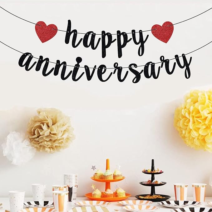Happy Anniversary Banner, Anniversary Party Decorations, We Still Do, Happy - Image 3