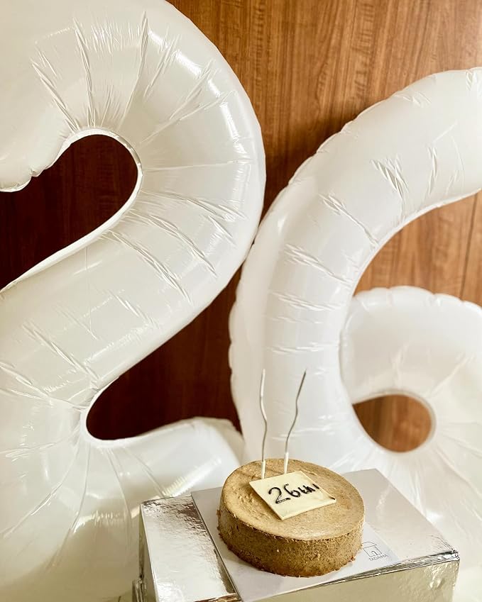 40 Inch White Number 9 Balloon Birthday Party Decorations - Image 2