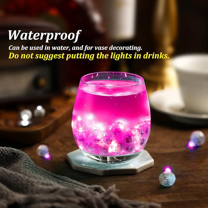 100pcs Balloon Lights, Long Standby Time Mini Ball Light, Round LED Multicolor - Image 7