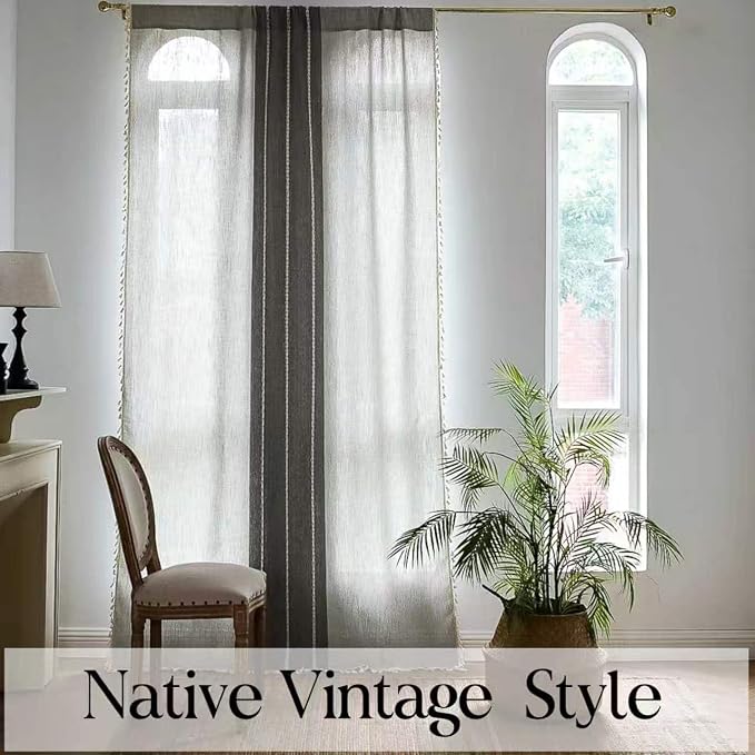 Sutuo Home Boho Curtains 108 inch - Image 6