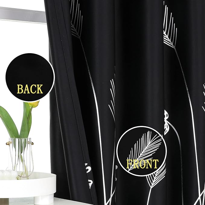 Blackout Curtains Drapes Energy Saving Light Blocking Blacout Curtains - Image 3