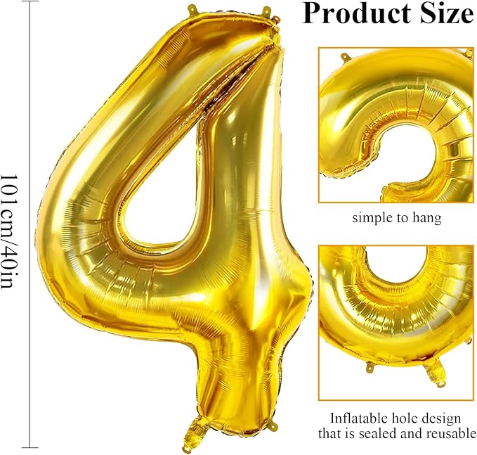 40 Balloons for 40th Birthday Party Decorations - Image 2