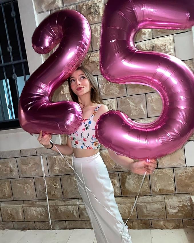 Pink Number 1 Balloon 40 Inch - Image 2