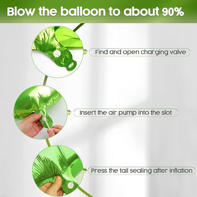 1 Balloon - Light Green Birthday Number Balloons, 40 Inch Party Decorations | - Image 6