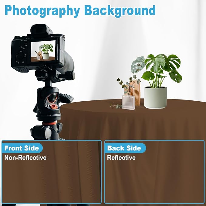 Dark Brown Photography Backdrop - Image 6