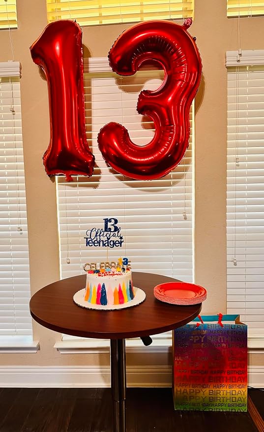 23 Balloon Numbers 40Inch for 12 23th Year Old Birthday Decorations, Inflation - Image 3