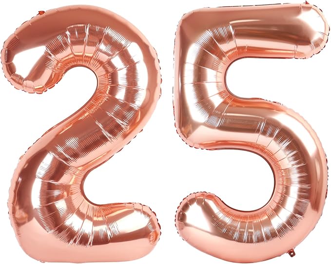 Rose Gold 25 Balloon by IWERP