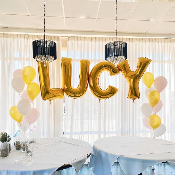 Big Alphabet J Foil Letter Balloons 40 Inch Self Inflating Name Balloon Decor - Image 4