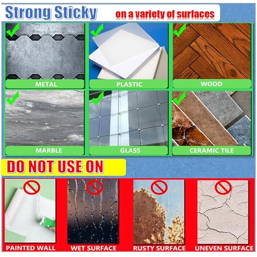 160 Pcs Sticky Tack, Double Sided Sticky Dot, No Trace Poster Adhesive Putty - Image 7