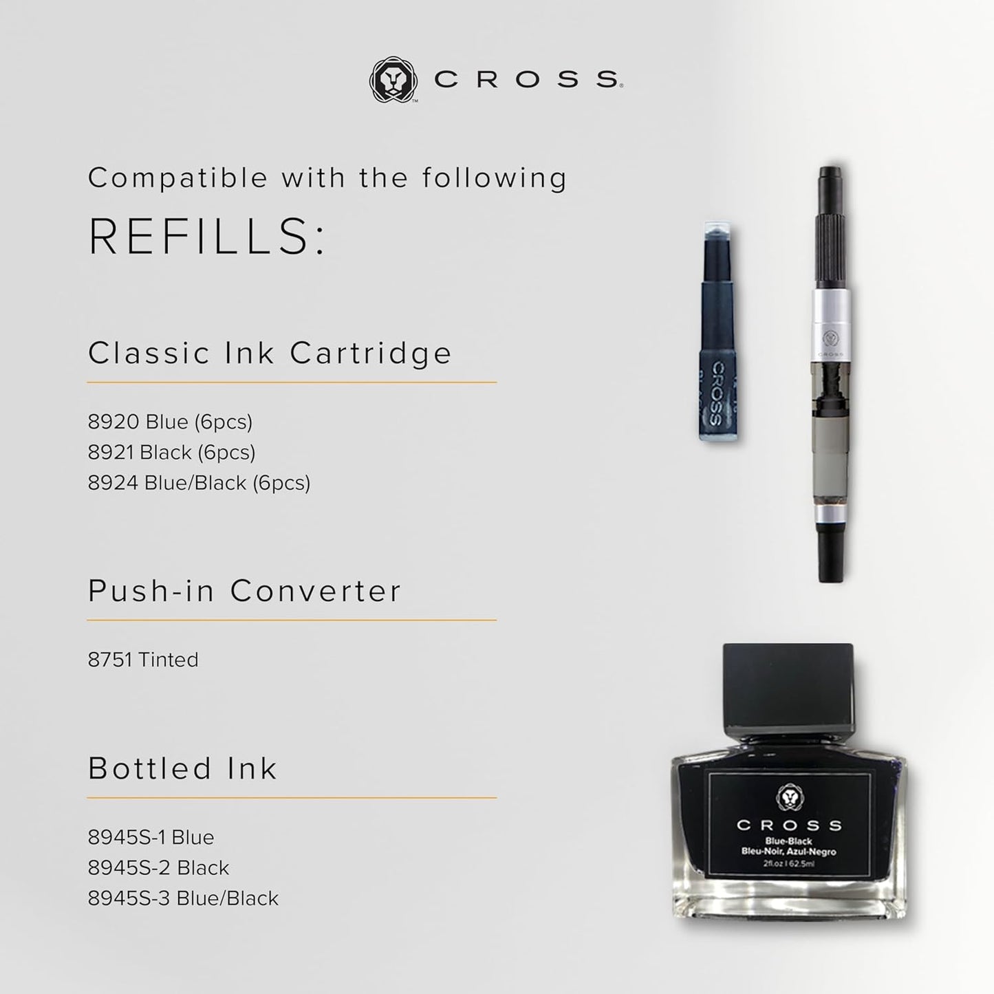 Cross Bailey Refillable Fountain Presented in a Premium Gift Box - Medium Point, Black Ink, Matte Red