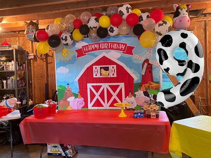 Cow Print 5 Balloon - Image 7