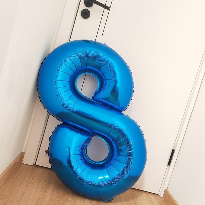 40 Inch Navy Blue Number 0 Foil Balloon - Image 7