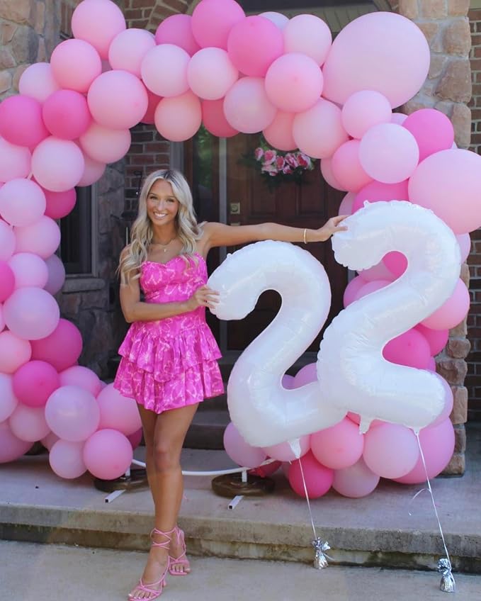 40 Inch White Number 9 Balloon Birthday Party Decorations - Image 9