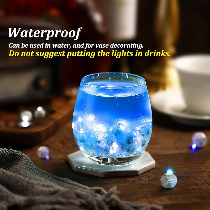 ZGWJ 100PCs Blue Balloon Lights Mini, Battery Powered, Long Standby Time - Image 4