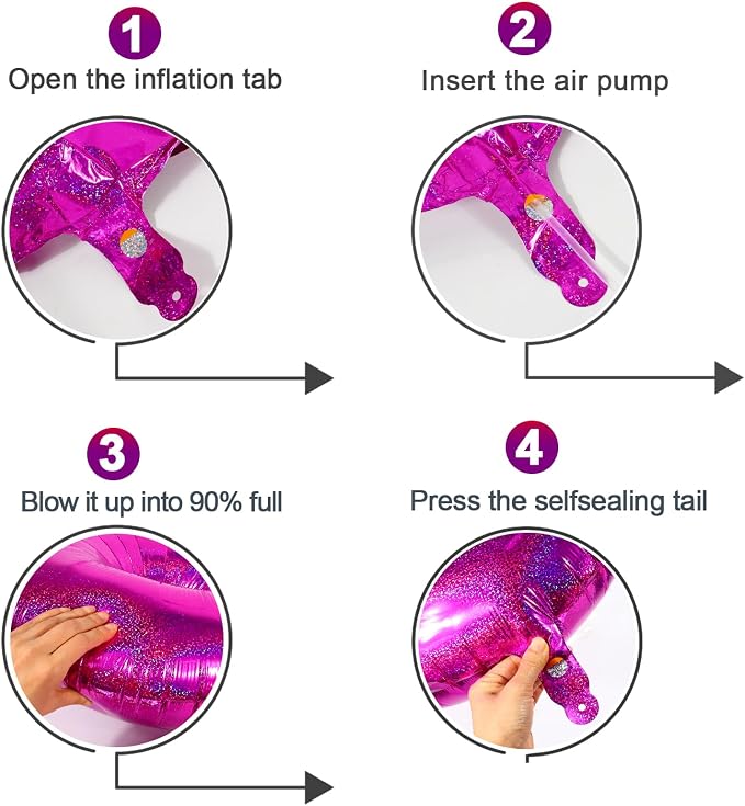 Laser Hot Pink 7 Balloon - Image 6