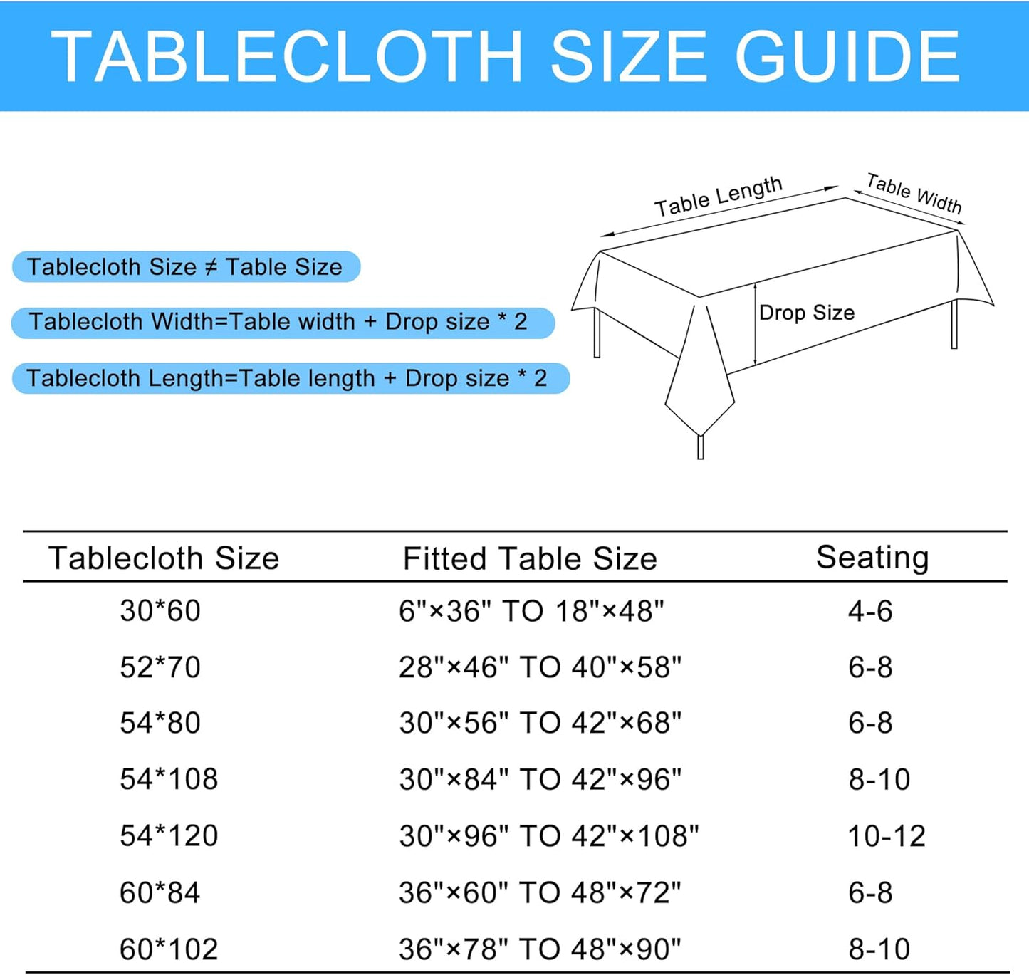 Hiasan Faux Linen Rectangle Tablecloth - Wrinkle and Stain Resistant Washable Table Cloth for Kitchen Dining Room Holiday Table Cover for Party Dinner, Beige, 60 x 102 Inch