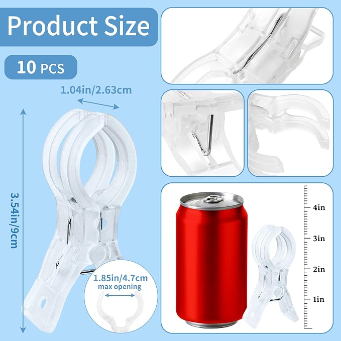 PUGPIU 10 Pack Balloon Arch Clips - Image 2