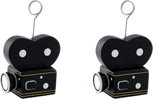Beistle S50219AZ2 Movie Camera Photo/Balloon Holders 6 Ounces by Beistle