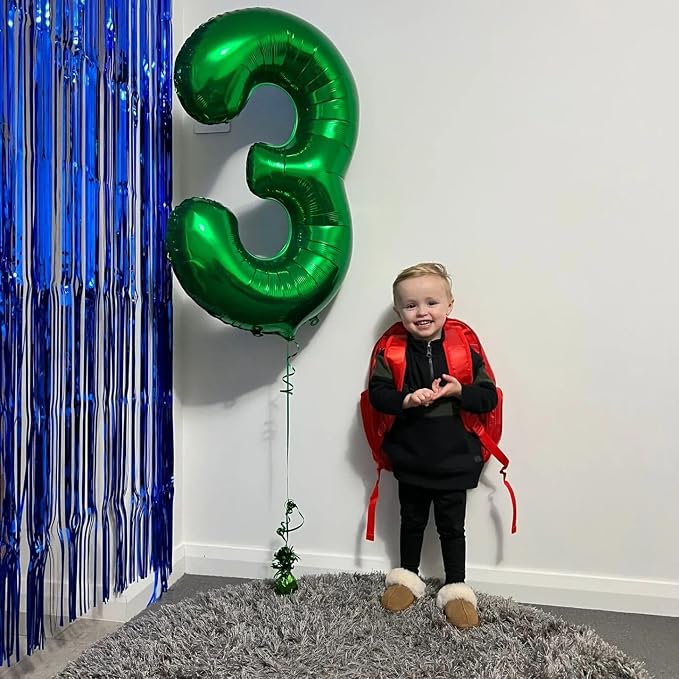 Green 6 Balloon, Number Balloons 40 Inch, 6th Balloons - Image 2