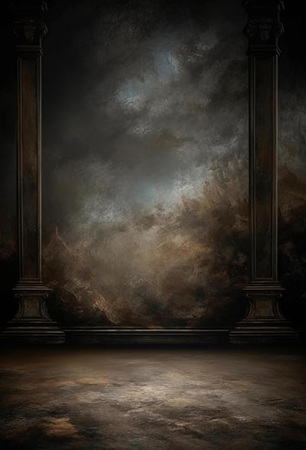 6x9ft Dark Vintage Photography Backdrops Portrait Photo Backdrop Wedding Bridal - Image 4