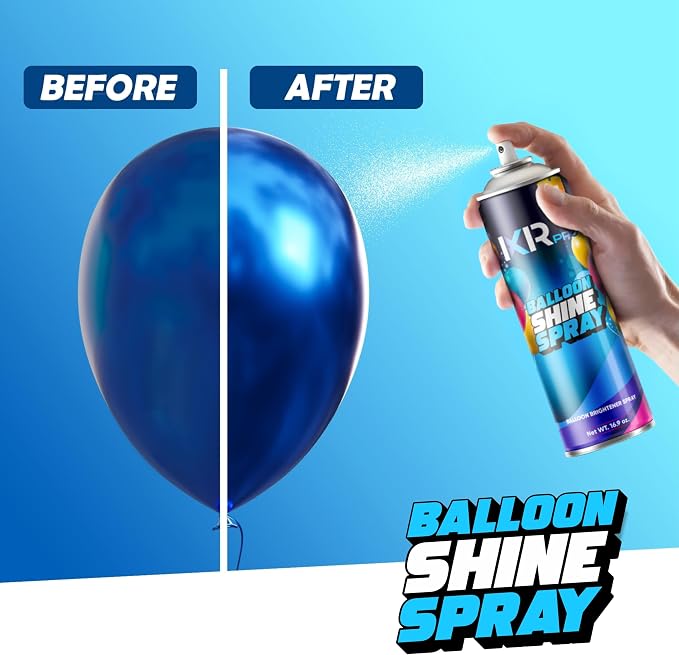 Balloon Shine Spray No Need Towel or Gloves, Instant High Shine Gloss Brite - Image 3