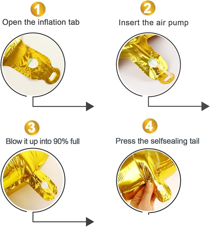 Gold 28 Balloon - Image 2
