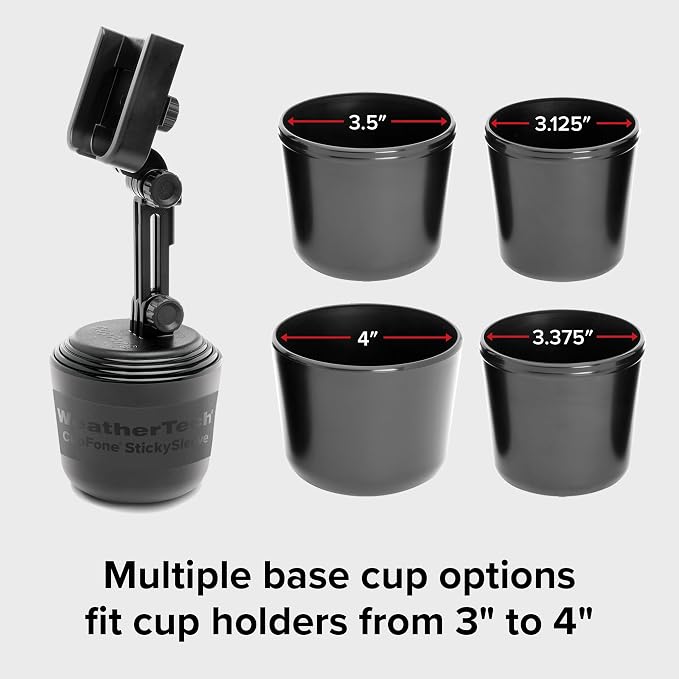 WeatherTech CupFone with Extension – Adjustable, Universal Cup Holder Cell - Image 7