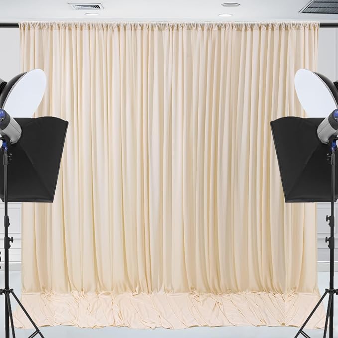 10x10ft Wrinkle Free Backdrop Curtain - Image 2
