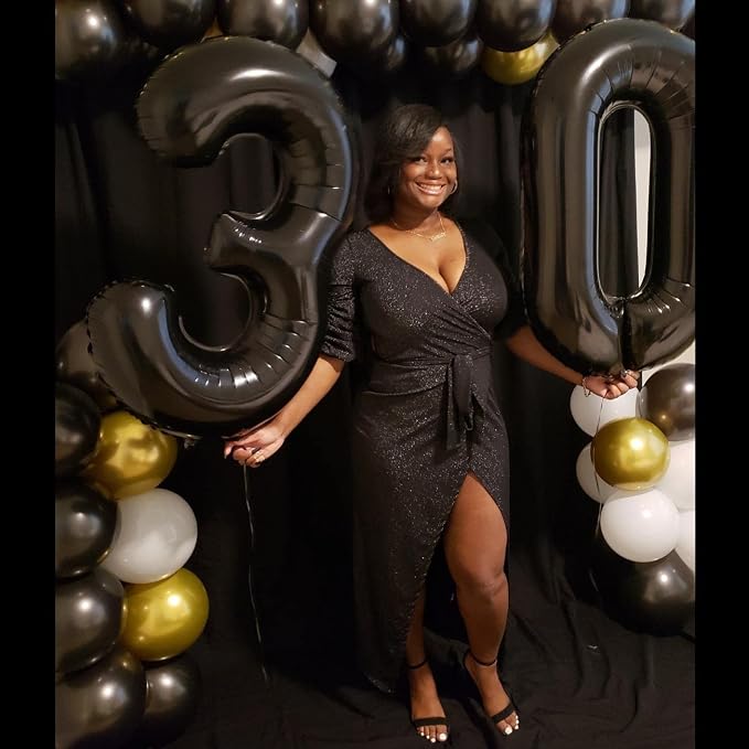 30 Balloon Numbers 40Inch 30th Year Old Birthday Decorations - Image 4