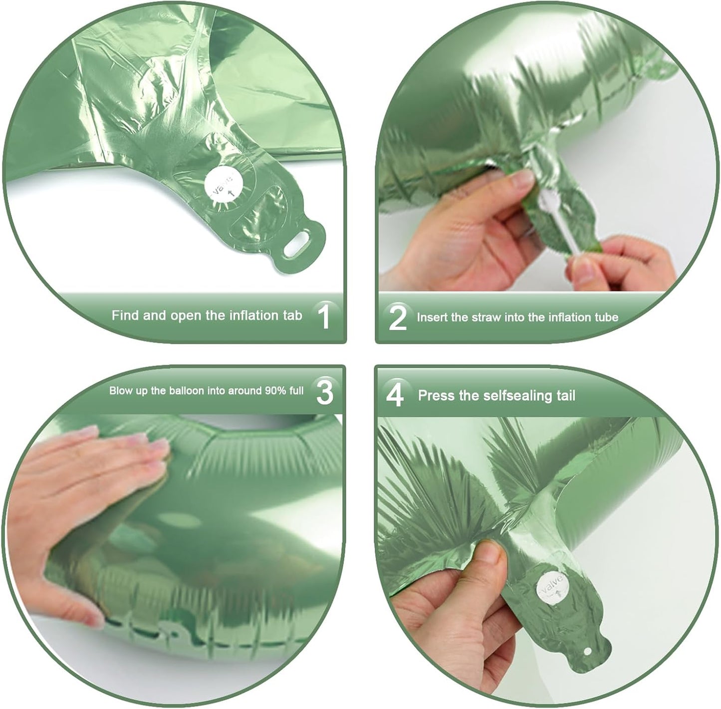 Sage Green Number 1 Balloon 40 inch, Number 1 Birthday Balloons for Boy Girl, Oliver Green Foil One Balloon for 1st 10 11 12 16 18 Birthday Party, Anniversary Celebration Numbers Decorations