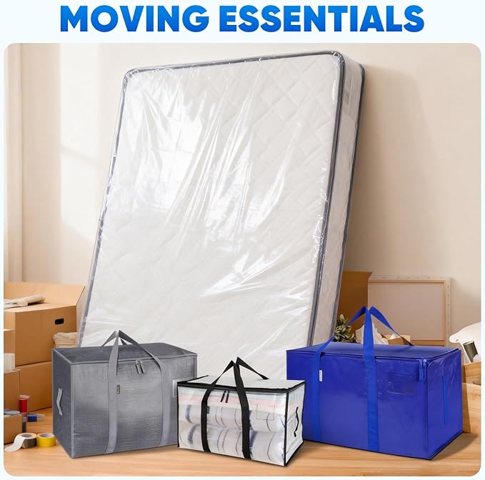 TICONN 1PK Plastic Mattress Bag - Image 8