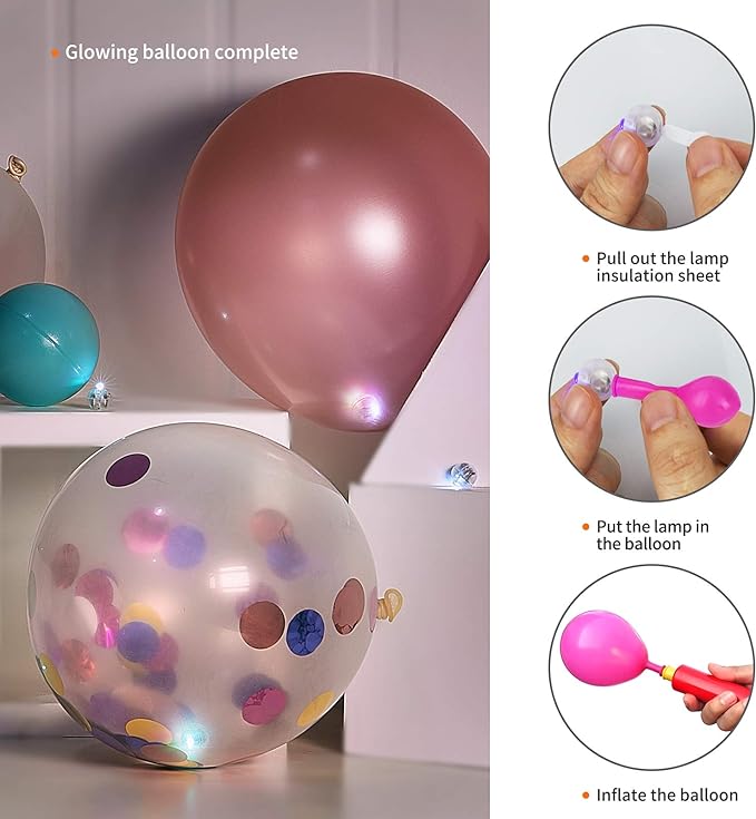 Aogist 50Pcs Balloon Lights - Image 4