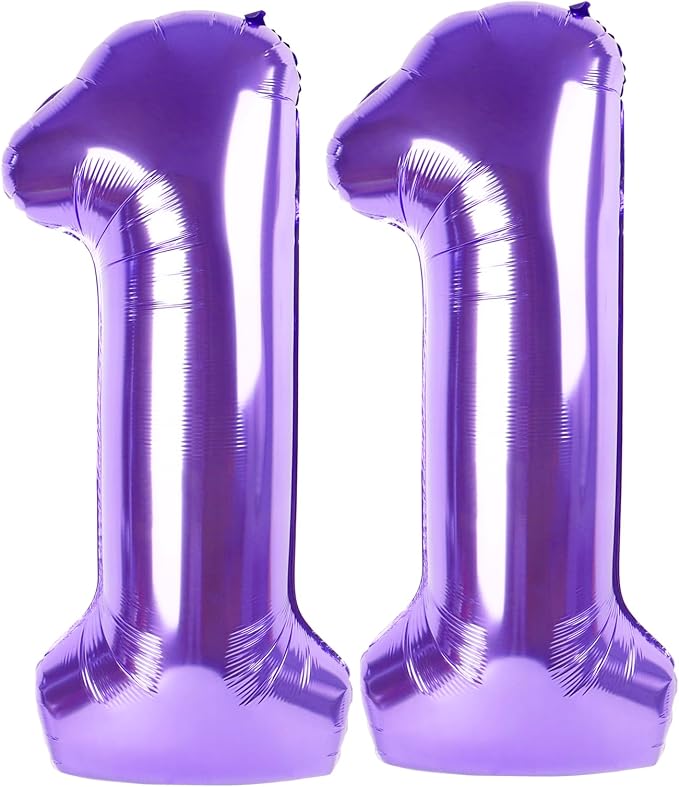 Purple 11 Balloon by IWERP