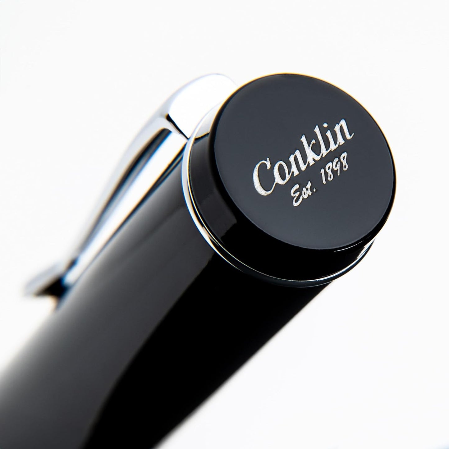 Conklin Duragraph Fountain Pen Orange Nights - Broad Nib, Elegant Writing Instrument with Bold Orange Finish