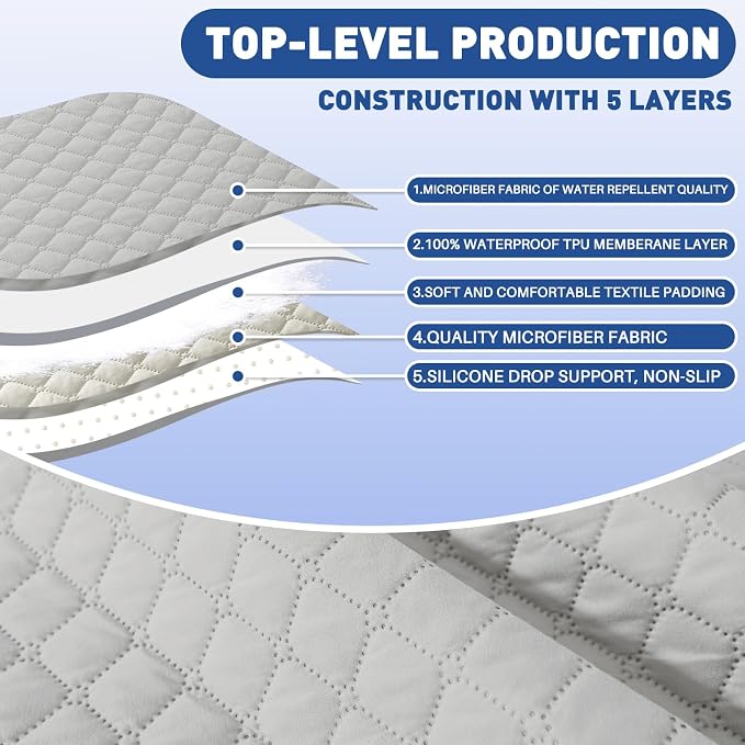 XINEAGE Quilted Sofa Cover Waterproof Couch Covers - Image 5