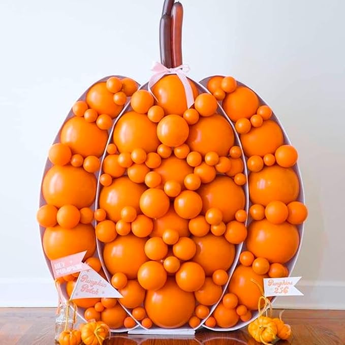 PartyWoo Orange Balloons 100pcs Fall Latex Helium Balloons 12 Inch | Birthday - Image 6