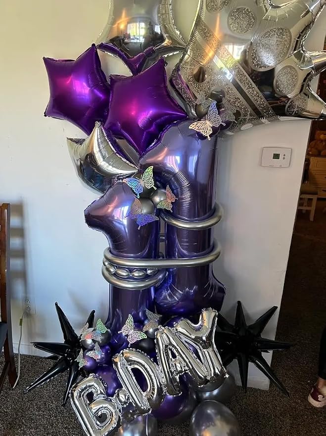 Purple 19 Balloon - Image 3