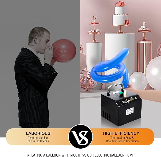 B231 Electric Balloon Inflator, Professional Electric Balloon Blower Pump | - Image 6