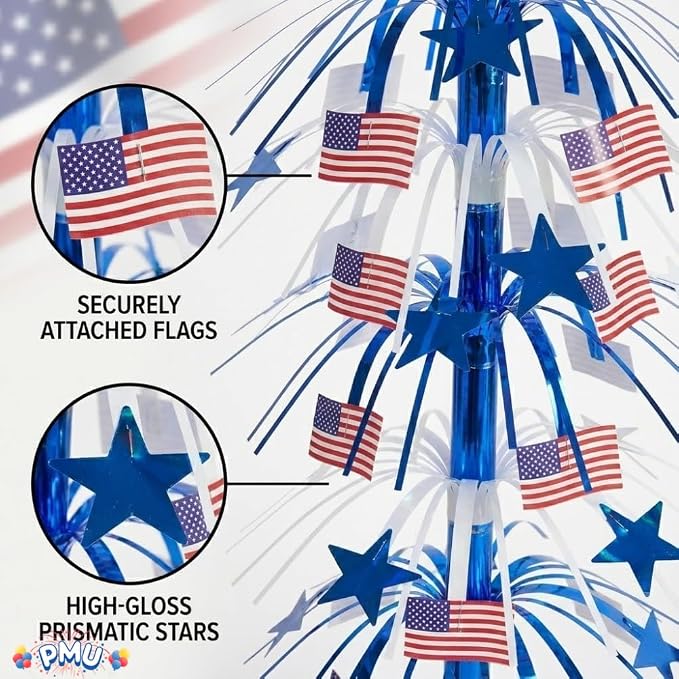 PMU 21 Inch Patriotic Centerpieces - Image 3