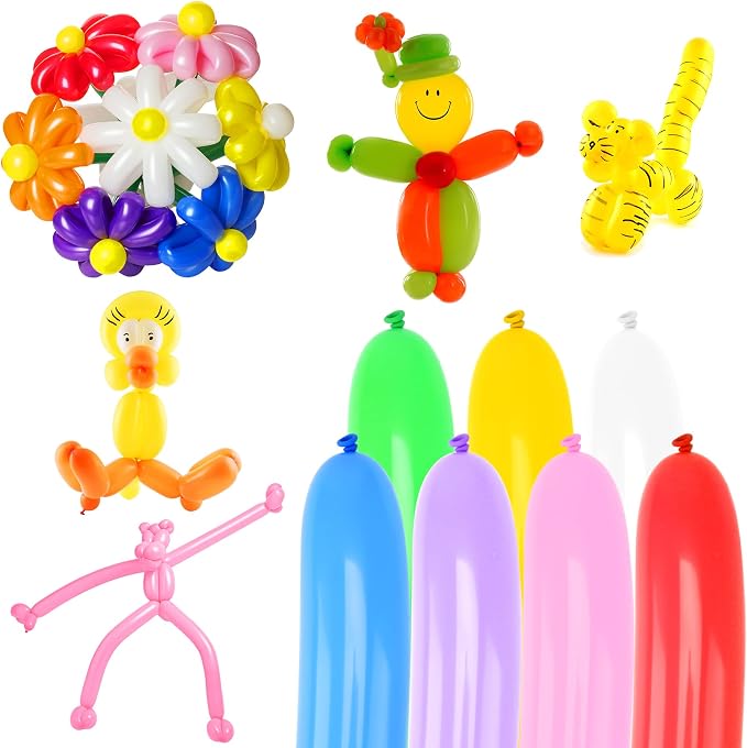 100Pcs 260 Balloons Latex with 1 Hand Balloon Pump Kit, Professional Premium - Image 5