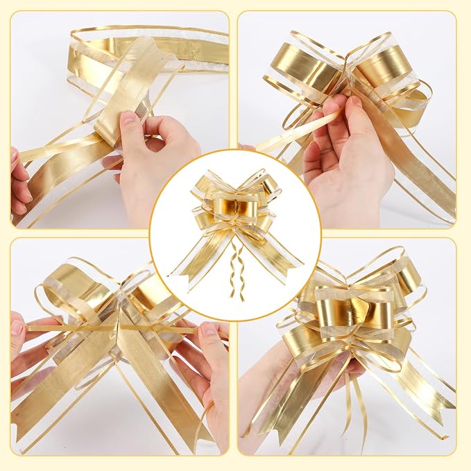 COQOFA 10 Pieces Large Cello/Cellophane Bags, 24x 30 Inches Clear Basket Gift - Image 5